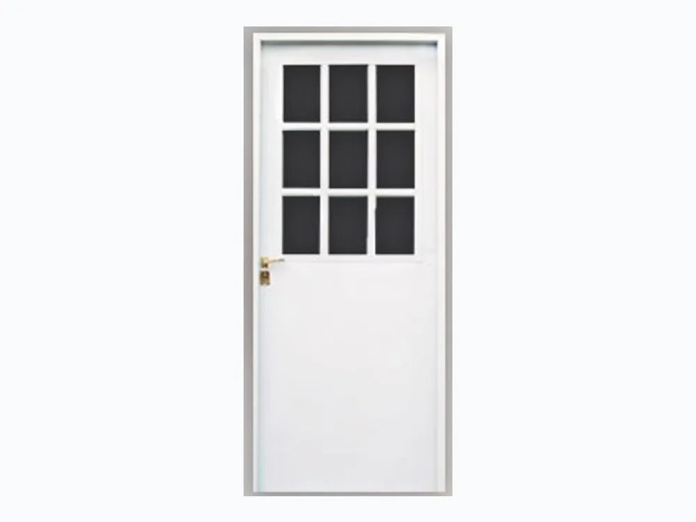 Puerta de Chapa Doble Inyectada Económica Mod. 144 1/2 Reja