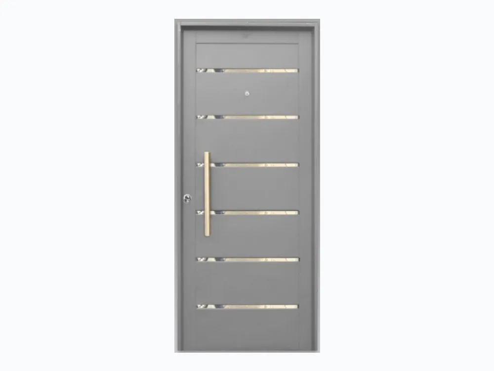 Puerta de Chapa Doble Inyectada Mod. 110 Machimbrada 6 Buñas