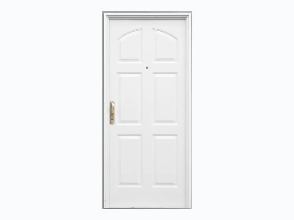 Puerta de Chapa Doble Inyectada Mod. 900 Ciega 6 Tableros 1/4 Punto